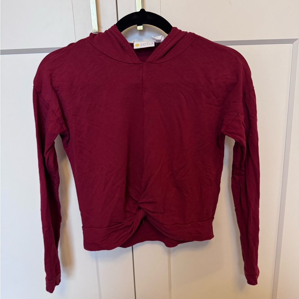 Zella cropped girls hoodie